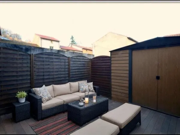 Dpt Moselle (57), à vendre GORZE appartement T2 en rez de jardin avec terrasse