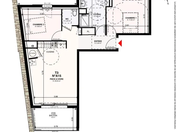 APPARTEMENT T3 NEUF A VENDRE SAINT POL DE LEON
