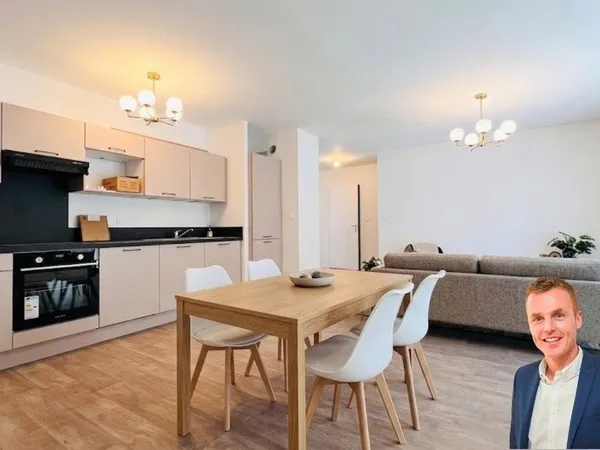 QUIMPER (29) ERGUE ARMEL - Appartement T4 de 95 m² habitables - Terrasse de 48 m² - Parking souterra