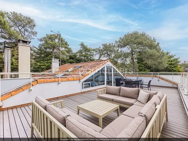 SAINT BRÉVIN LES PINS -- FACE PLAGE -- MAISON APPARTEMENT 102M² -- 2 TERRASSES & JARDIN