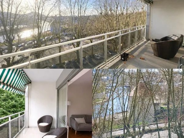 Rare en centre-ville-> direct propriétaire : T2 avec terrasse, vue Doubs