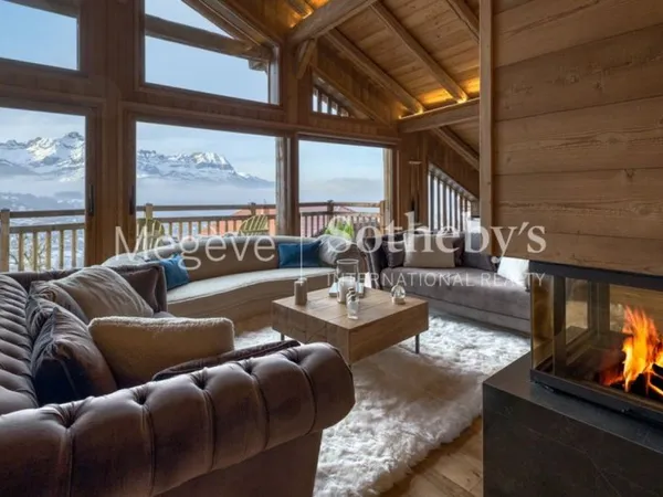 Ferme Intage - Face au massif du Mont-Blanc