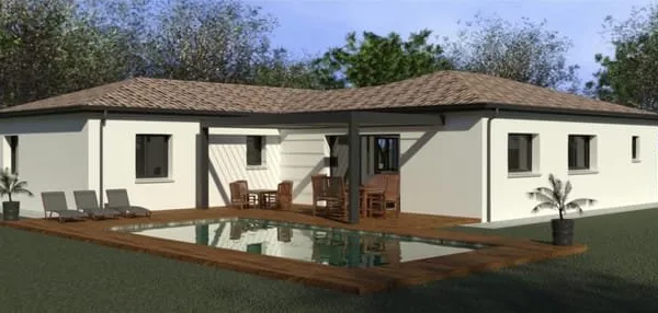 Maison neuve RE 2020 de 95 m2 habitable sur terrain de plus de 740 m2 idéalement exposé !
