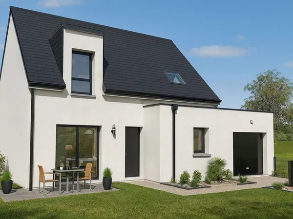 Projet de construction d'une maison 95 m² avec terrain à CHATELAUDREN (22)