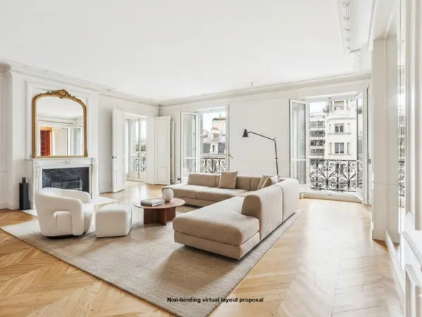 Appartement de prestige face au Parc Monceau - 5 Chambres