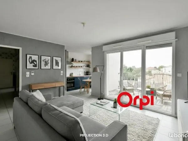 Appartement 3 pièces 58 m²