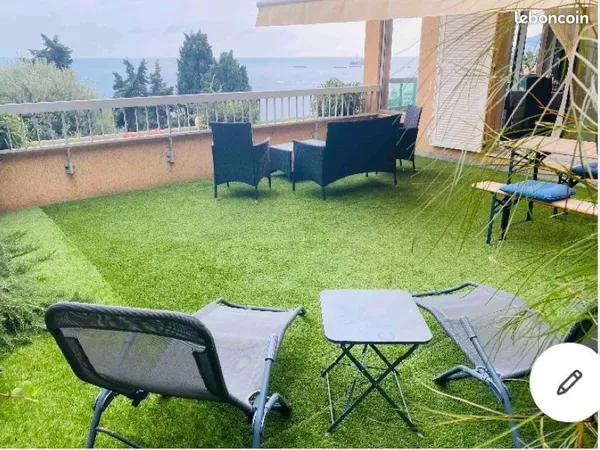 Location 2P RCM Cabbe vue mer 40m2 + terrasse 35m2
