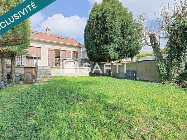 Maison avec jardin exposé sud - beau potentiel