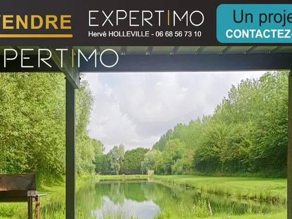 Activité de pêche à la truite ou terrain de loisir.
