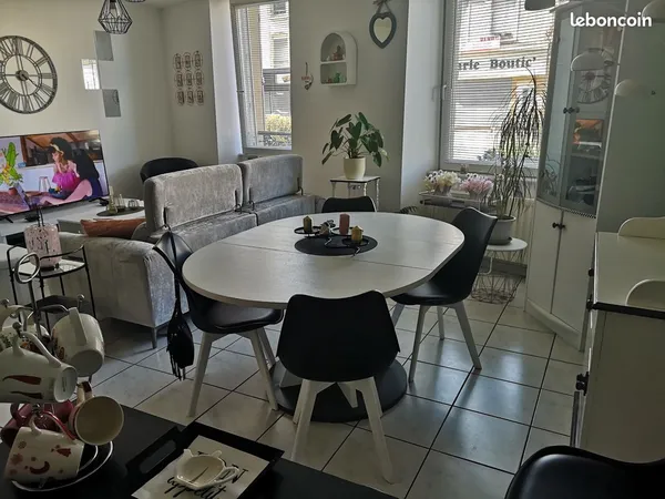 Appart F3 centre ville Boulay au rez-de-chaussée