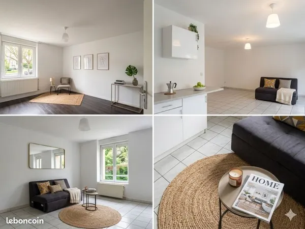 T3 76 m² lumineux et traversant - vue jardin - petite copropriété calme