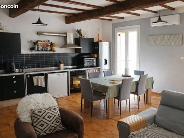 Maison de village 124 m² avec terrasse - Florensac centre