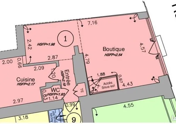 Bureaux/boutique St Germain centre