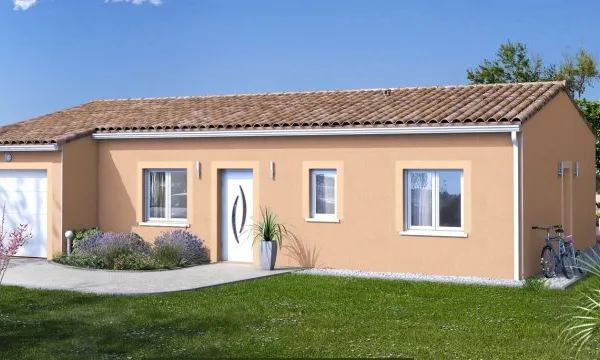 Terrain + maison 82 m²