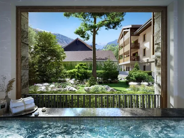 T2 Cabine avec jolie vue montagne - Samoëns village