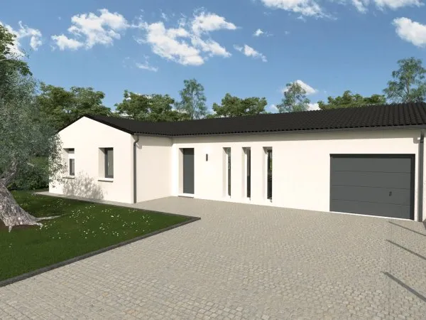 Terrain + maison 102 m²