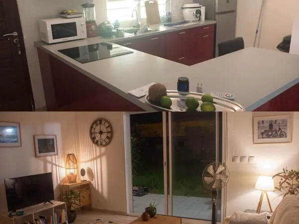 Location T2 avec grand jardin à Cayenne - Proche Baduel, Trou Biran et Rectorat