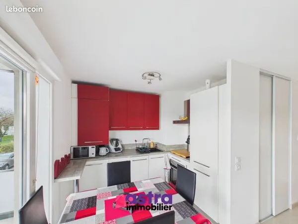 Kembs - f2 impeccable + terrasse + garage - aucun travaux - proche suisse