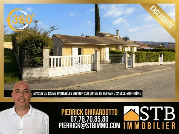 Maison de 130m² environ avec potentiel sur 594m2 de terrain à