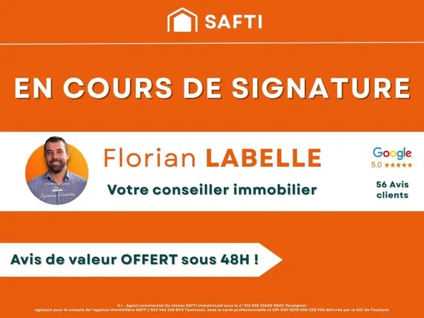 Spacieuse villa F5 de 140 m2 habitable à rénover