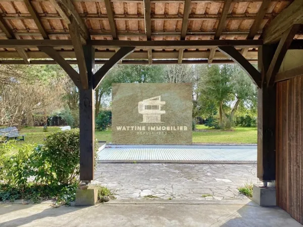 Airial 6km plages, 7ch. / 3 bains sur superbe parc de 3000m2