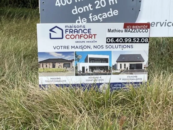 Terrain 400 m²