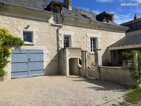Maison en pierre 152 m² - Jardin clos, verger, calme absolu - 2h Paris, gare 5 min