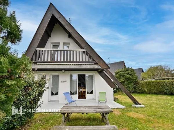 Maison style chalet, à 10 pas de la plage et 15 mn des commerces à pied