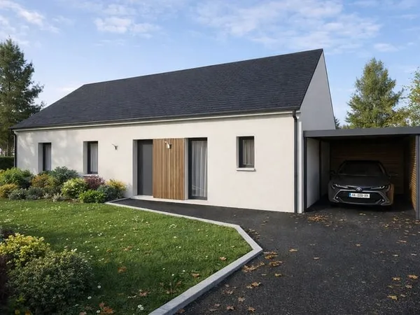 Terrain+Maison à La Chapelle-sur-Erdre 4 chambres