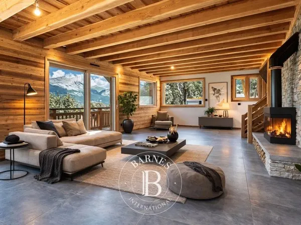 BARNES SAINT-GERVAIS - CHALET RÉCENT - VUE PANORAMIQUE MONTAGNE