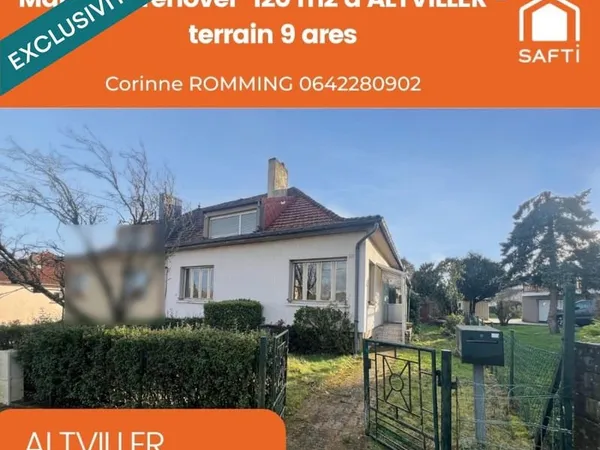 Maison 3 chambres au calme