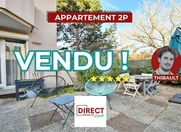 COUP DE COEUR : APP 2P + TERRASSE + PARKING + CAVE