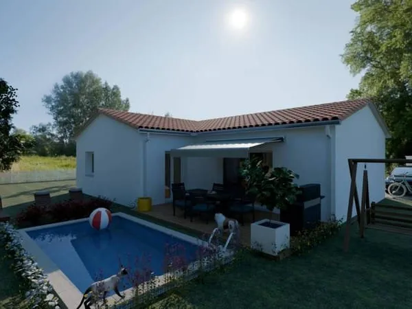 Maison moderne à Aigueleze