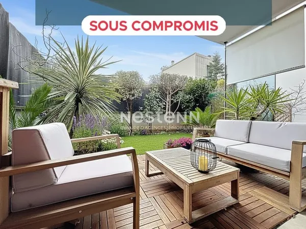 ISSY LES MOULINEAUX - Appartement 3 pièces traversant en rez-de-jardin