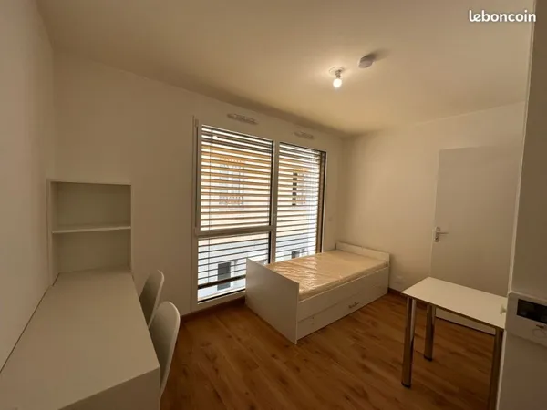Studio récent et meublé de 18,17 m² à louer (construction de 2023)