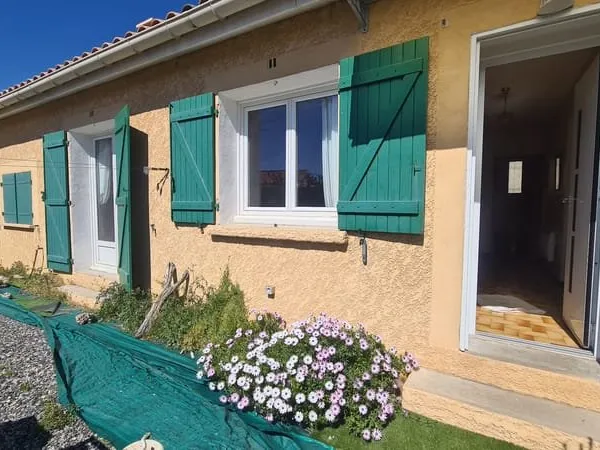 Frontignan, villa de plain-pied sur une parcelle de 400 m² de terrain clos.
