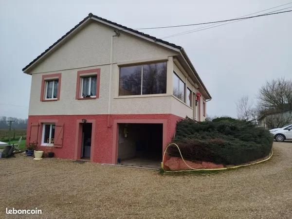 Villa sur sous sol complet