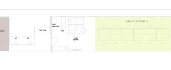 Bureau 128 m²