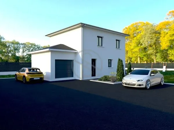 Villa premium, 97m² avec garage, 942m² terrain