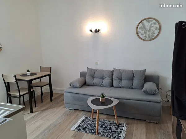 Meublé 25 m² toutes charges comprises / à louer libre de suite