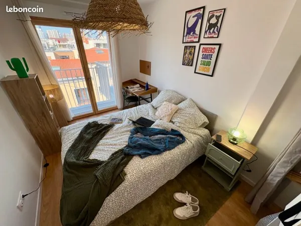 Chambre 1 pièce 25 m²