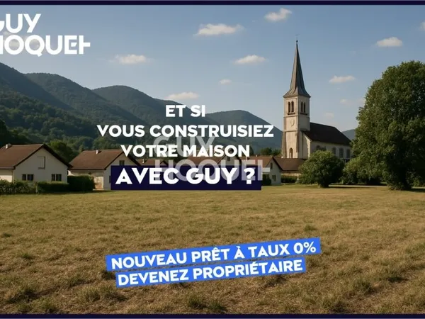 Terrain constructible 527 m² éligible prêt à taux zéro (PTZ) LOT2