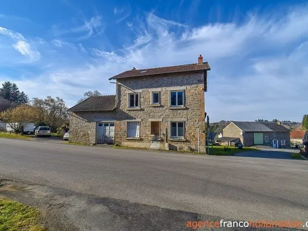 L'espace de vie créé dans l'ancienne grange
