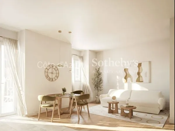 Nice Le Chauvain, 1‑pièce dernier étage avec balcon, résidence rénovée de 16 lots