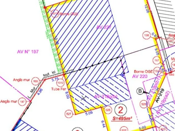 Terrain 495 m² Jarrie