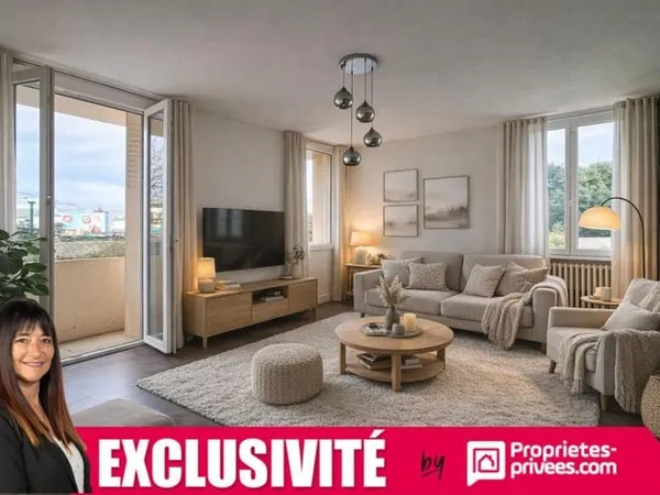 Appartement Riorges 3 pièce(s) 53 m2 avec balcons