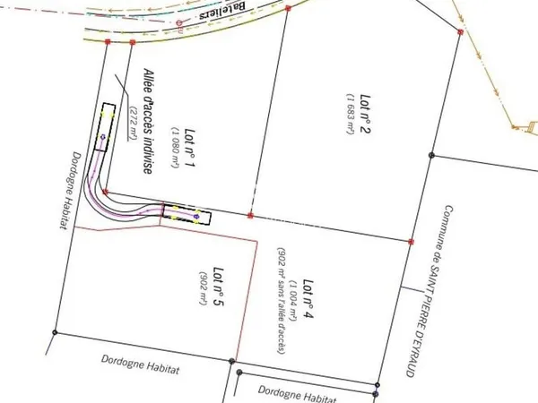 Terrain viabilisé au calme, projet sur mesure