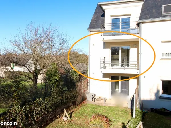 Apt t3 - 56m2 + parking - proche etang guindreff