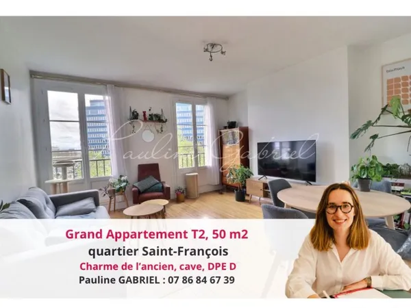 Appartement 2 pièces 50 m²
