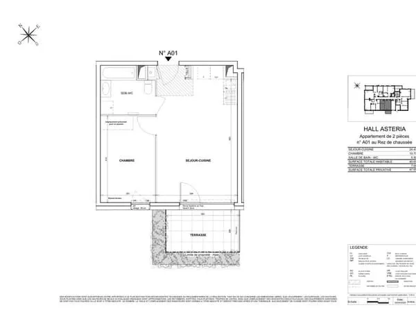 La Roche Sur Foron - A vendre Appartement T2 de 40.65 m²